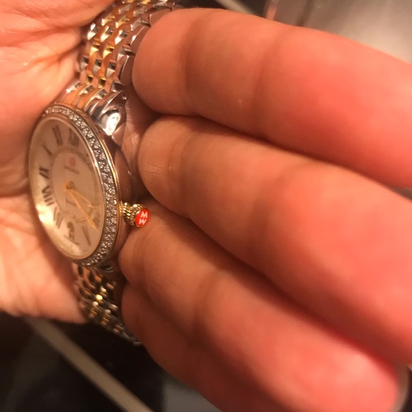 Serein Mid Two-Tone Diamond Watch - Picture 5 of 7